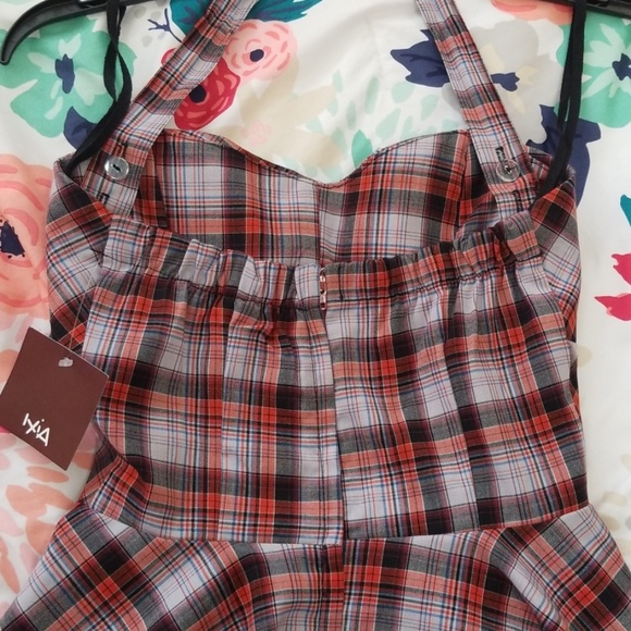 Retro Plaid Dress - Picture 3 of 4